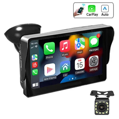 7 inch Car Radio Multimedia Video Player Wireless Carplay And Wireless Android Auto Portable GPS Navi Universal Touch Screen